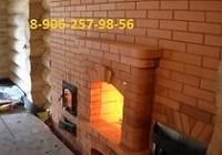 Банная печь каменка совмещенная с камином и железной печкой для быстрого пара в бане.